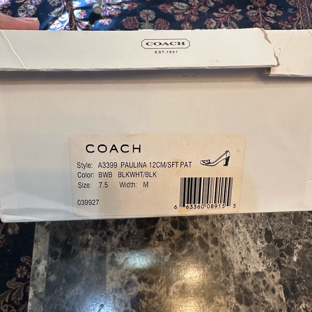 Brand new coach shoes
